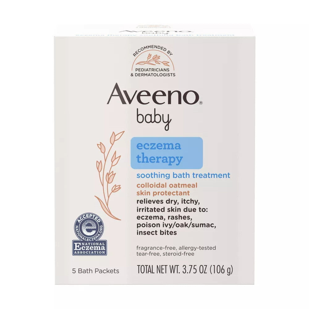 Aveeno Soothing Baby Bath Treatment, 5 Ea